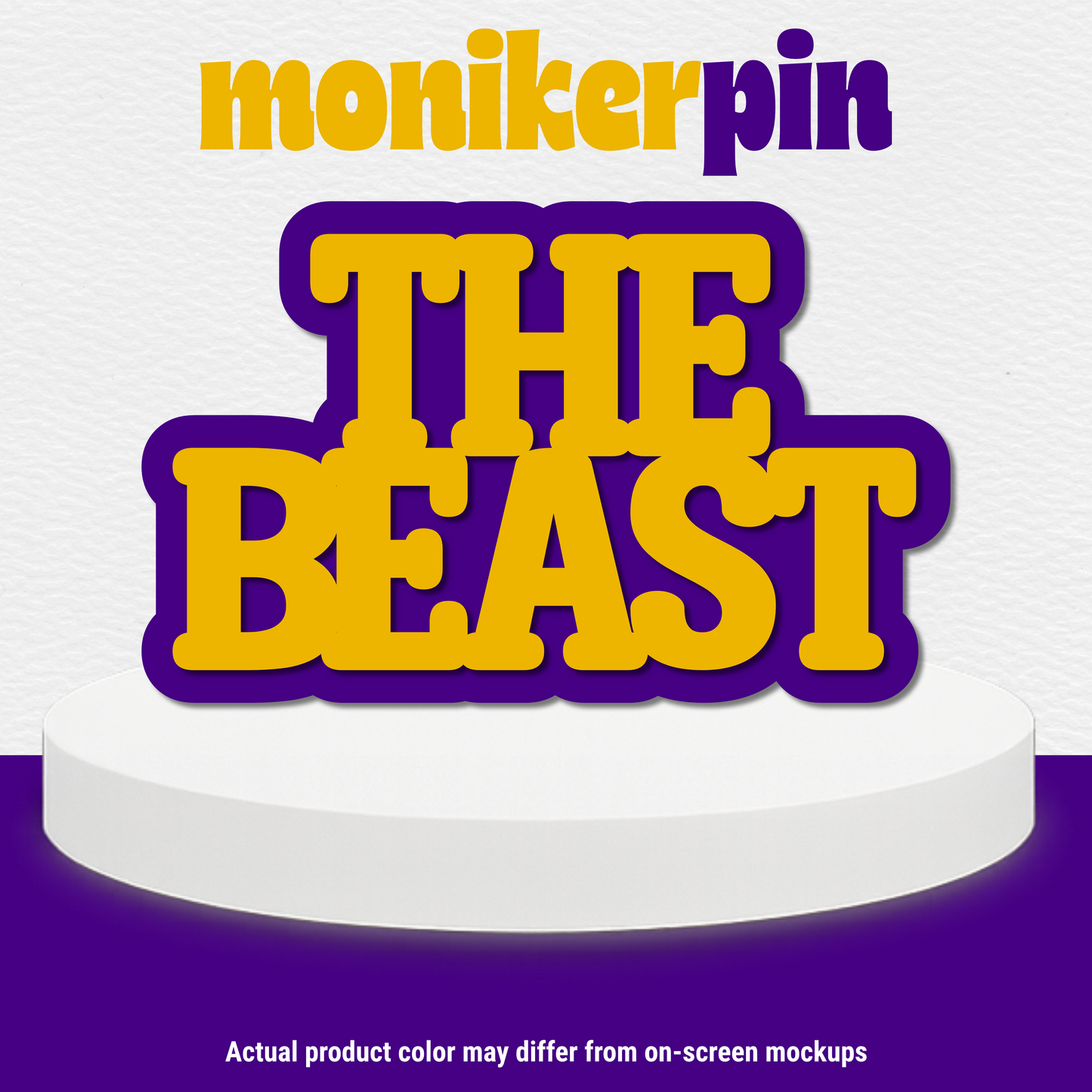 Custom Chapter Nickname Pin (Moniker only)
