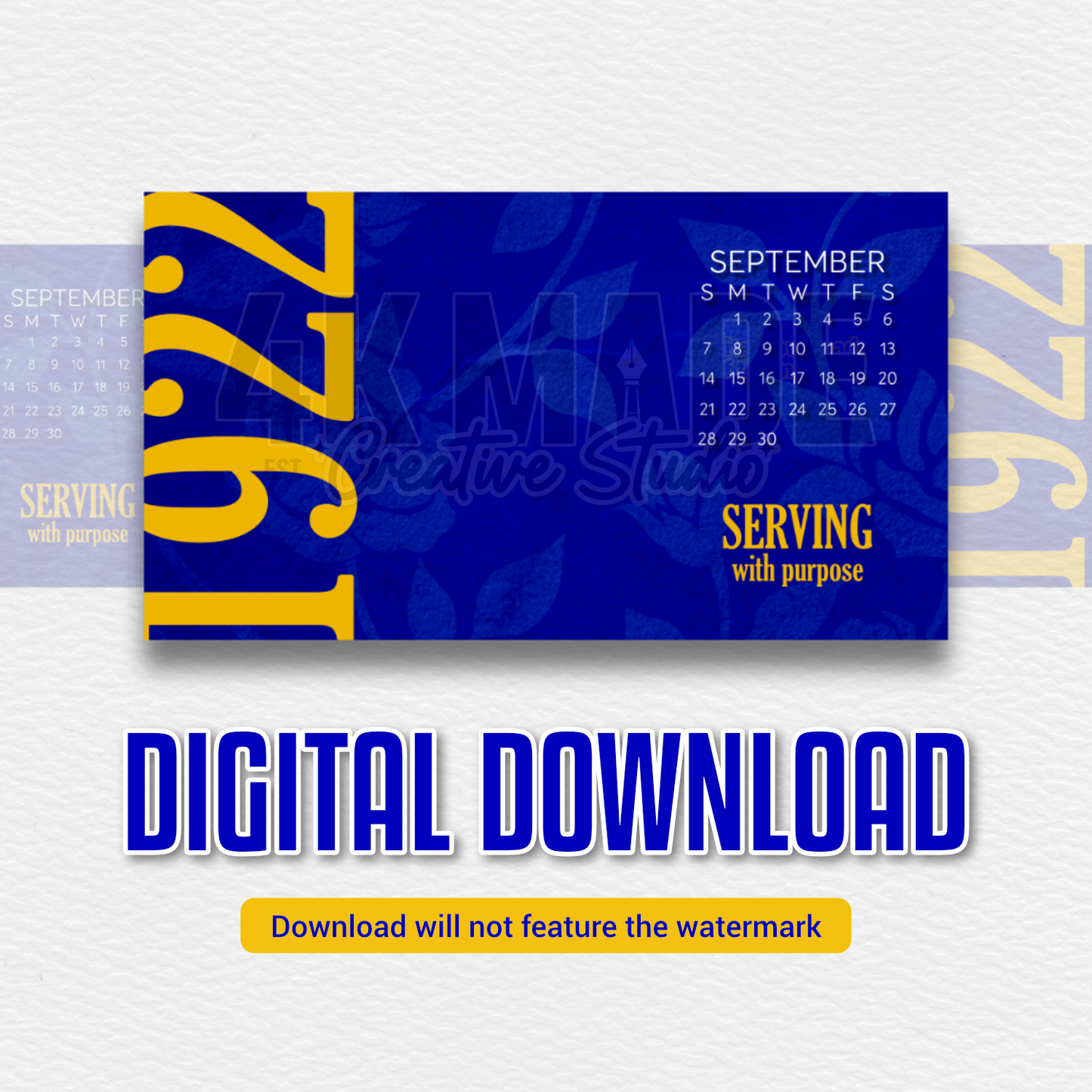 *FREE* September 2025 Desktop Wallpaper with Calendar | 1922 Theme