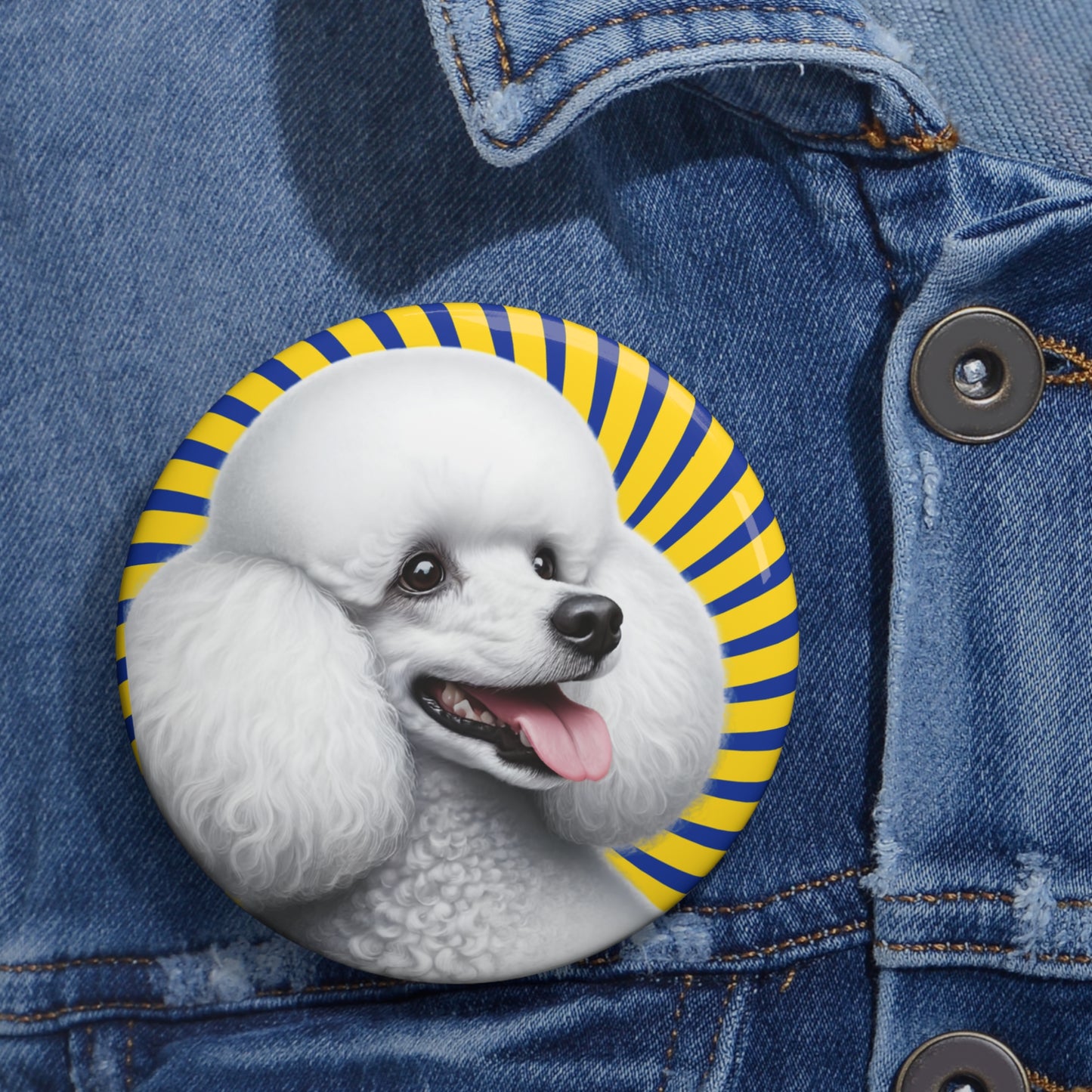 Poodle Pin Radial Style -Sample-