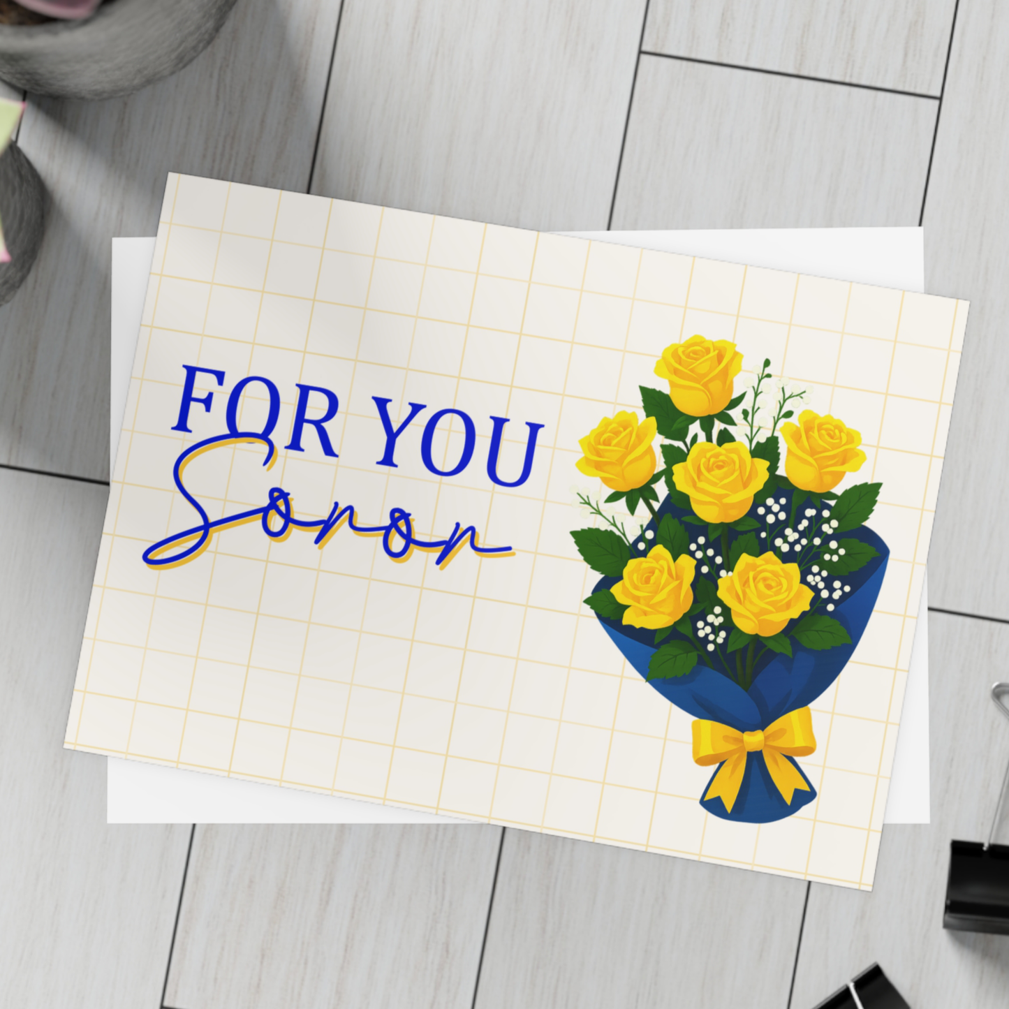 For You, Soror – Flat Greeting Card (Bulk Pack)
