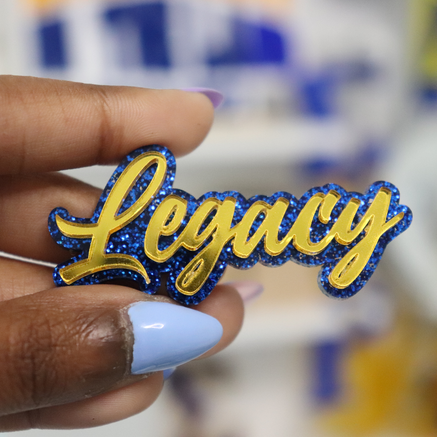 Legacy Pin | Blue and Gold