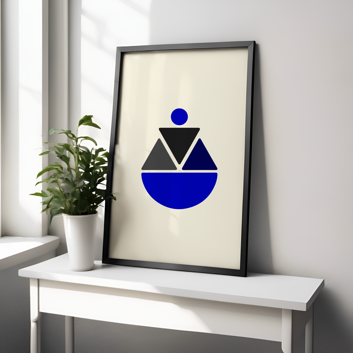 Soft Triangles - Sigma Inspired Modern Wall Art (Digital Download)
