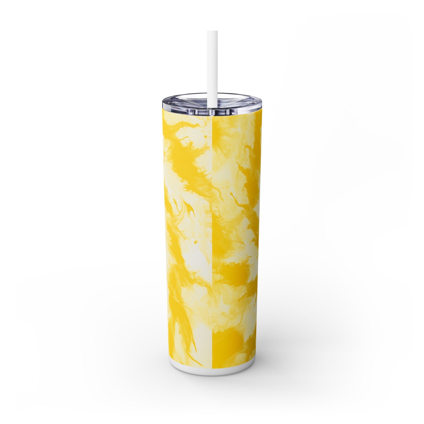 Tie dye line number tumbler