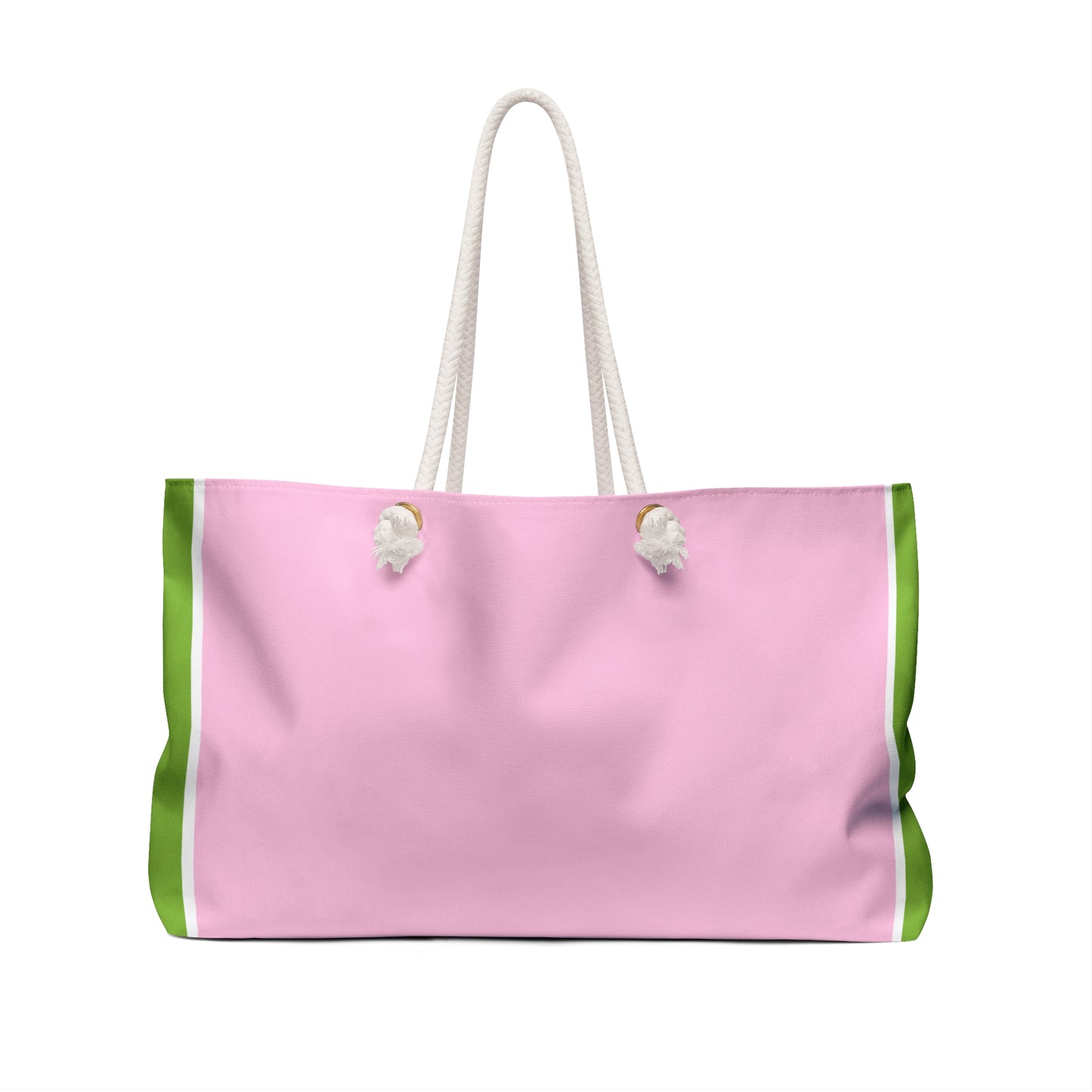 Soror Tri-Color Weekend Travel Bag | Pink and Green