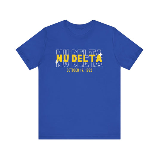 Nu Delta Chapter Tee- Sample-
