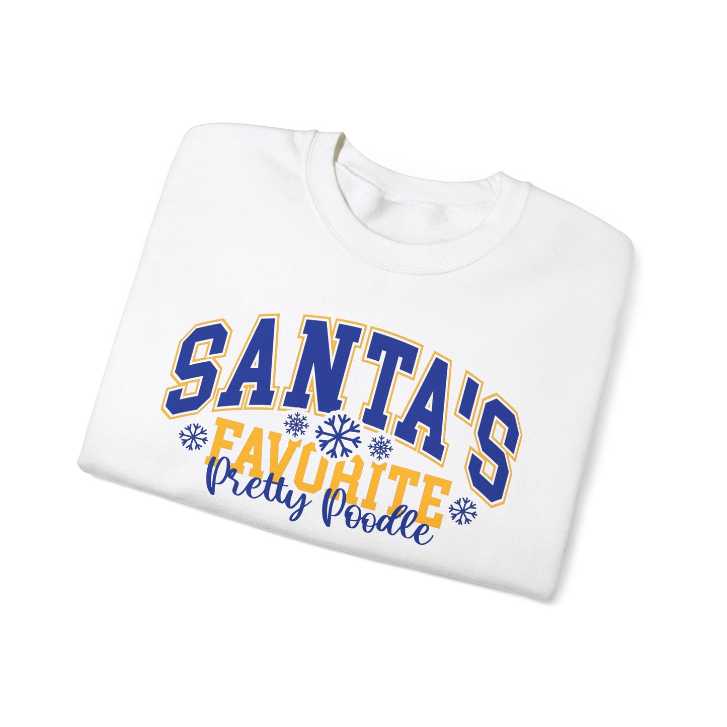 Santa's Fav Pretty Poodle Sweatshirt