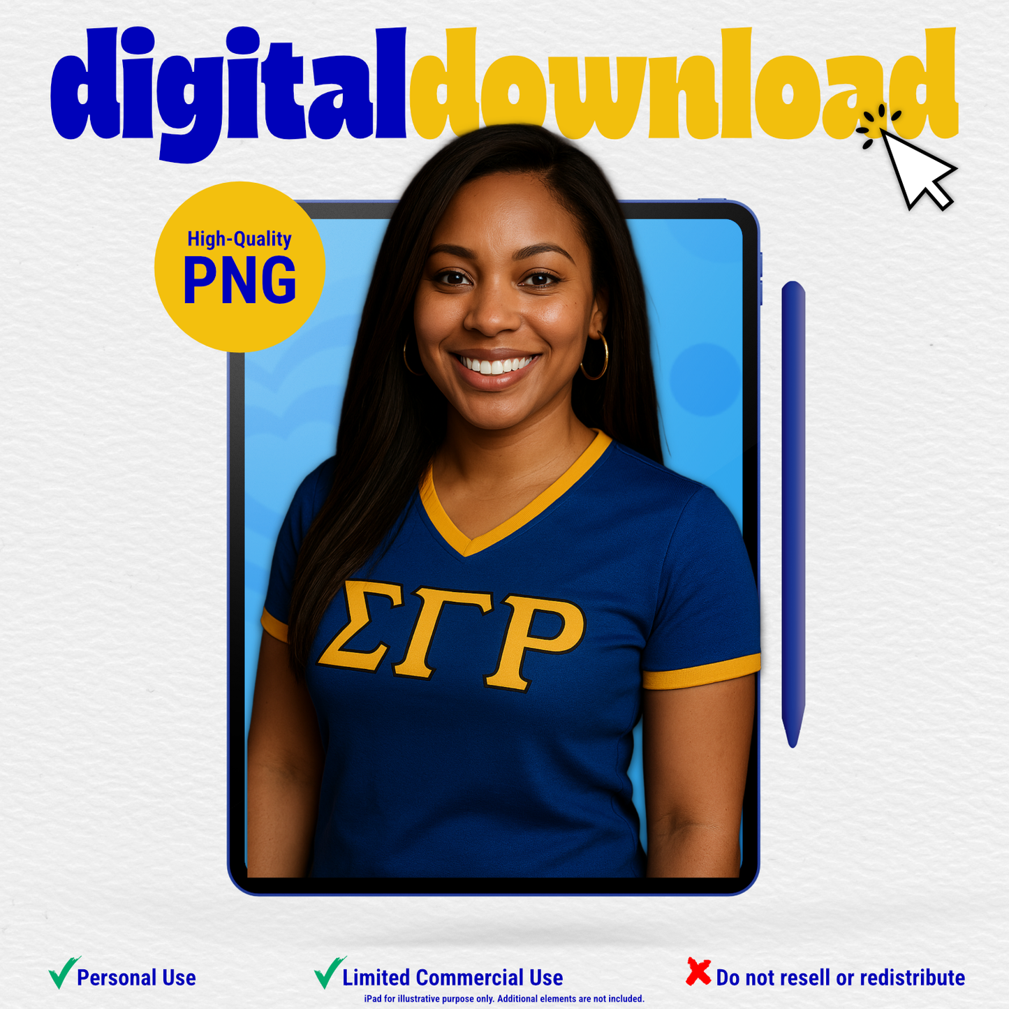 Sigma Casual Soror Stock Photo | Digital Download