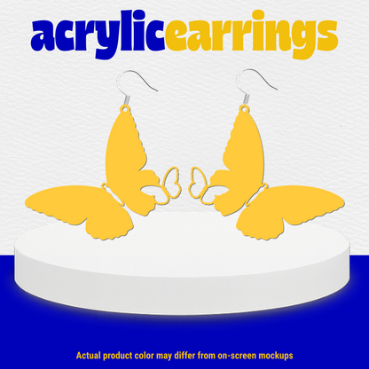 Double Butterflies Earrings