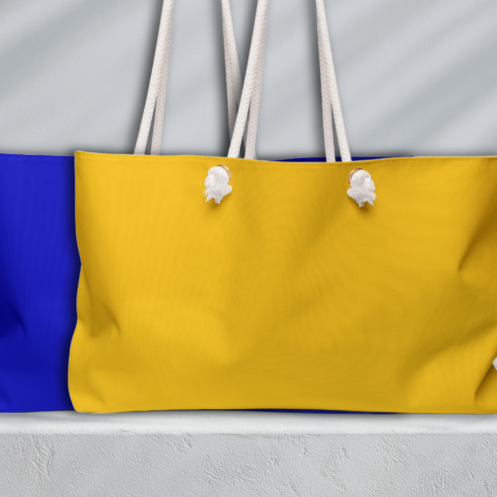 Founders' Hues Weekend Travel Bag | Blue and Gold