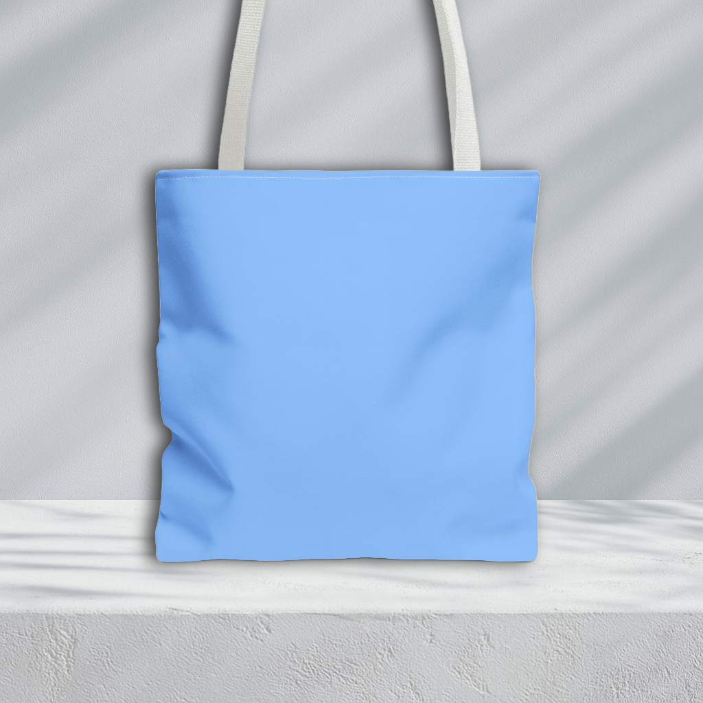 Founders' Hues Solid Tote Bag | Light Blue and Yellow