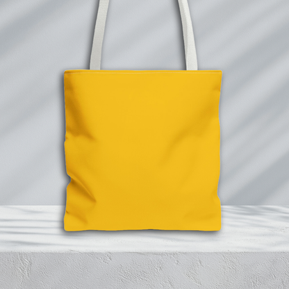 Founders' Hues Solid Tote Bag | Blue and Yellow Gold