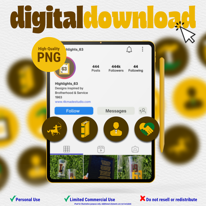 Iota Inspired Instagram Highlight Covers (Set of 10)