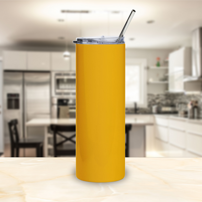 Founders' Hues Solid Color Stainless Steel Tumbler | Brown and Gold