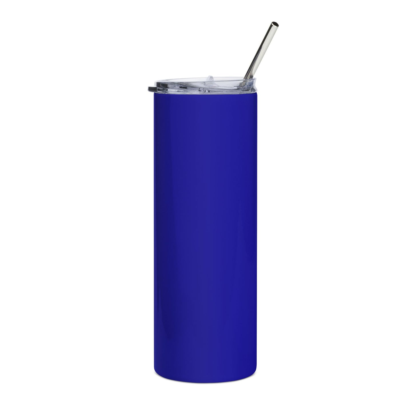 Founders' Hues Solid Color Stainless Steel Tumbler | Blue and White