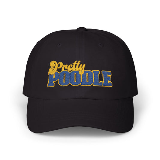 Pretty Poodle Varsity Embroidered Hat
