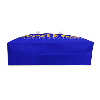 Sisters Forever Weekend Travel Bag | Royal Blue and Gold