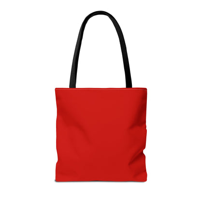 Small Steps Everyday Tote Bag | Red and White