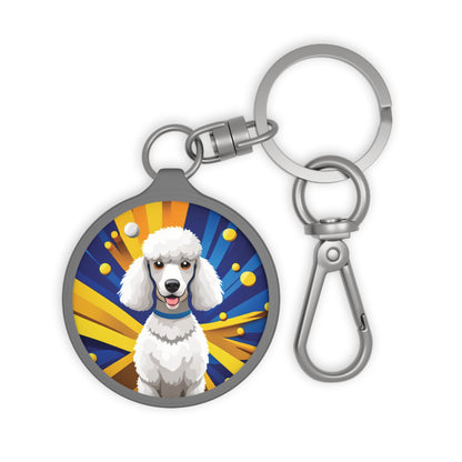 Poodle Spotlight Keychain