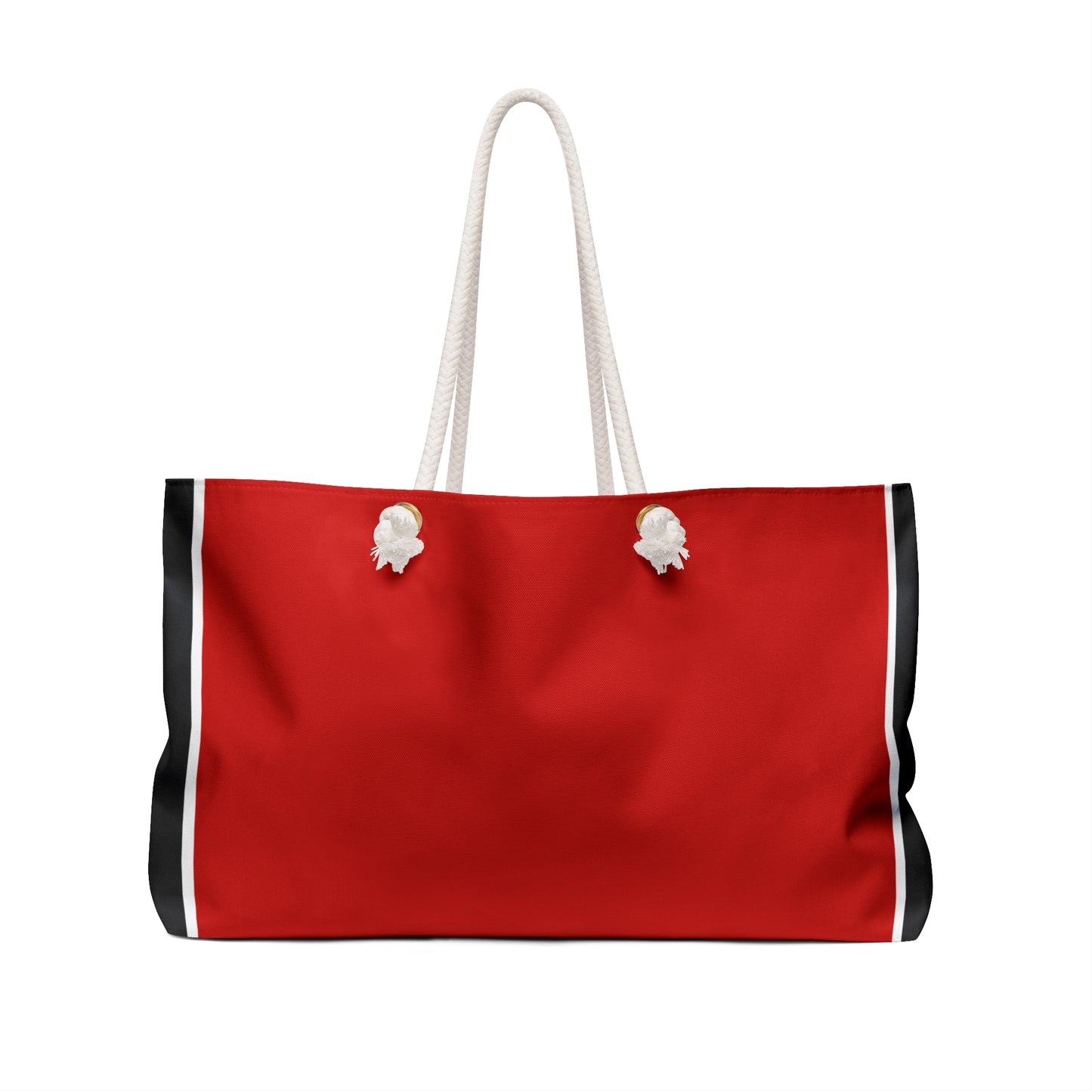 Soror Tri-Color Weekend Travel Bag | Red and White