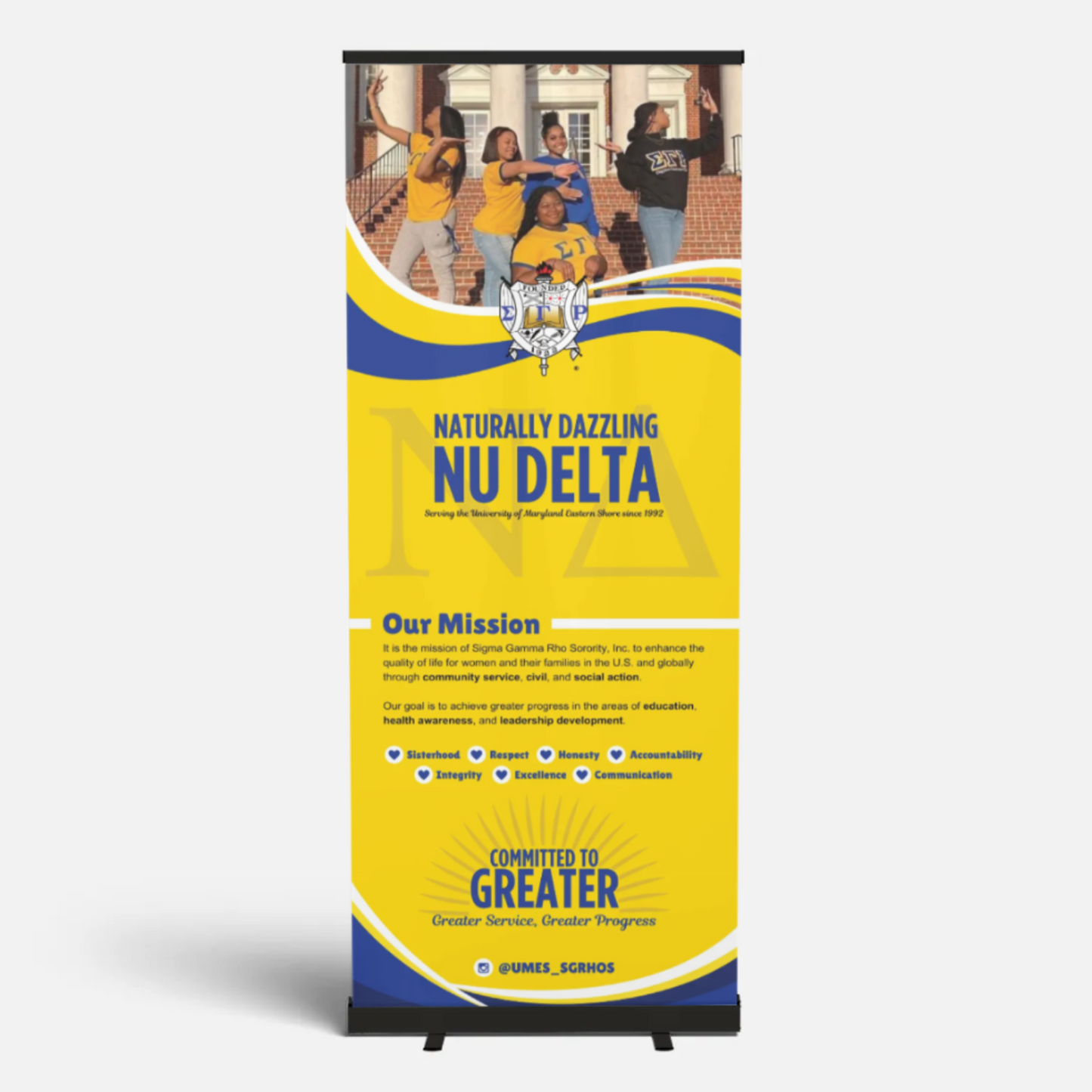 Custom retractable banner design