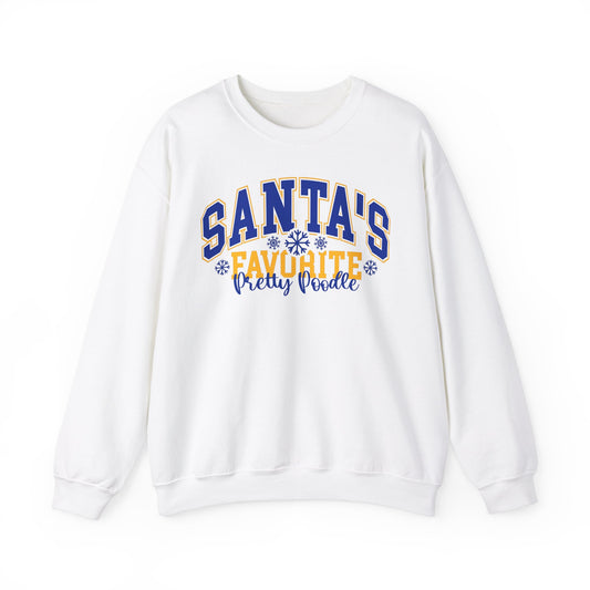 Santa's Fav Pretty Poodle Sweatshirt