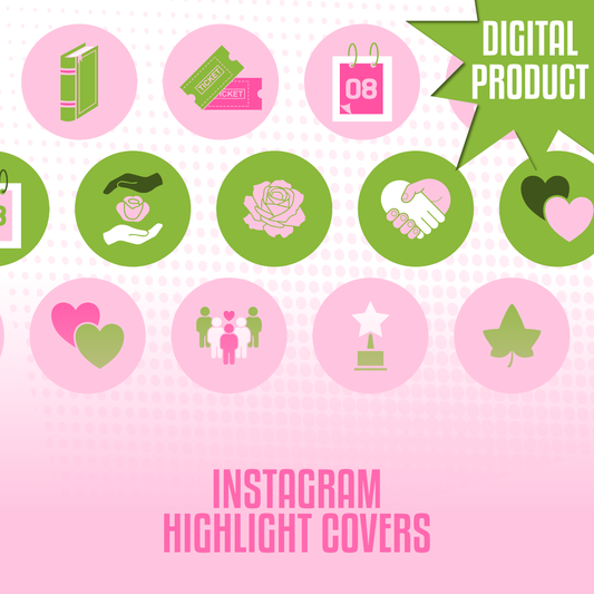 AKA Inspired Instagram Highlight Covers (Set of 10)