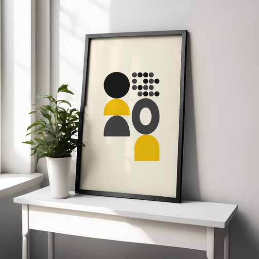 Converging Curves - Alpha Inspired Modern Wall Art (Digital Download)