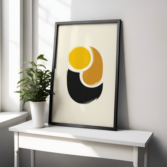 Painted Arcs - Alpha Inspired Modern Wall Art (Digital Download)