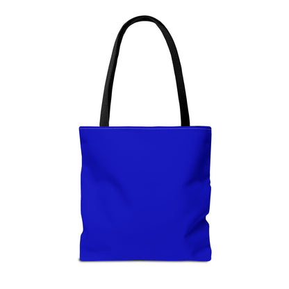 Small Steps Everyday Tote Bag | Blue and Gold