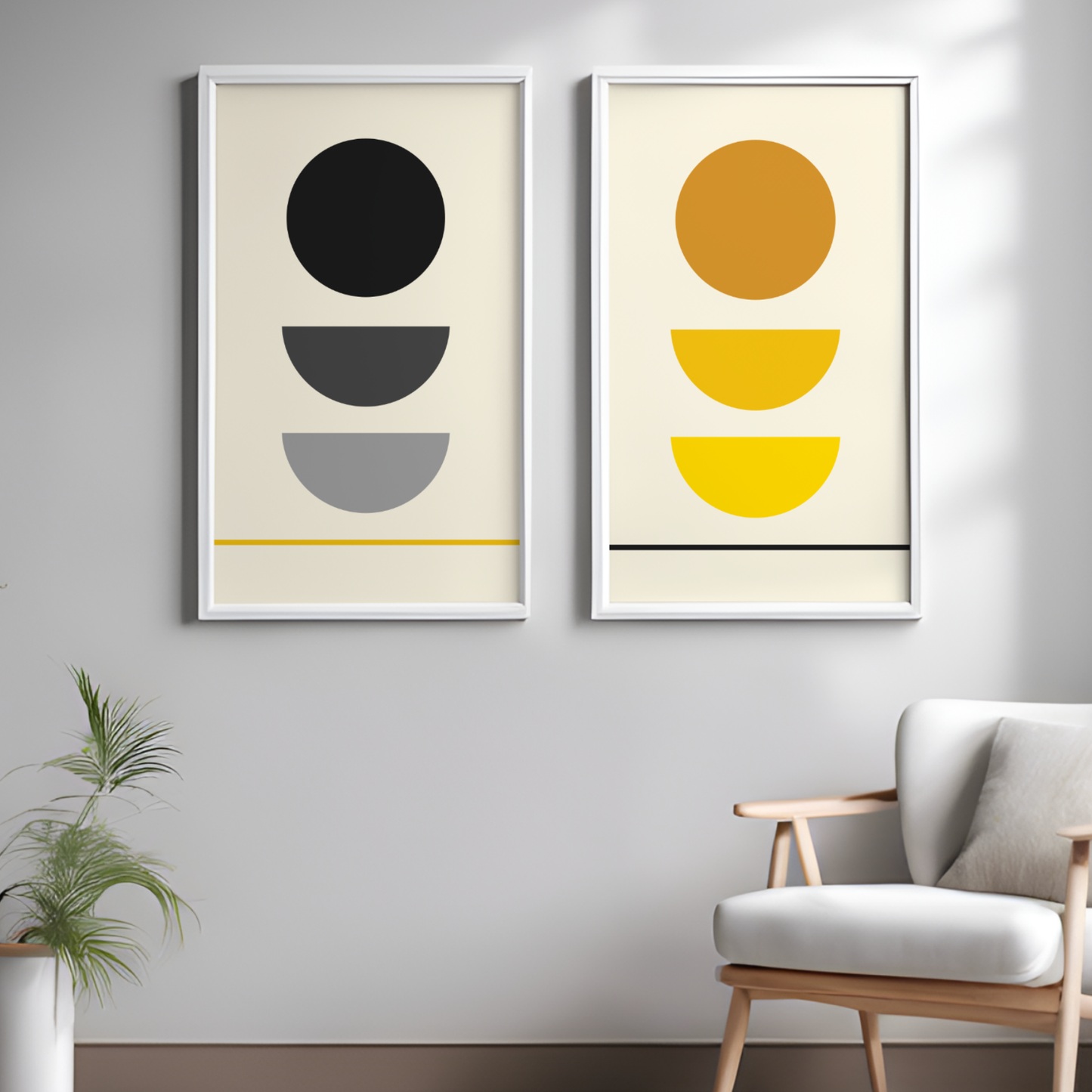 Rising Harmony Set - Alpha Inspired Modern Wall Art (Digital Download)