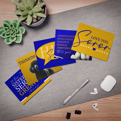 NEW!! Soror to Soror Folded Greeting Cards (5 Pack)