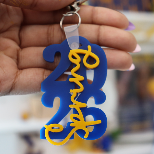 Custom Crossing Keychain – Signature Script
