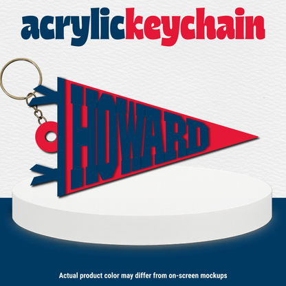 Maryland HBCUs Pennant Acrylic Keychain | Choose your school