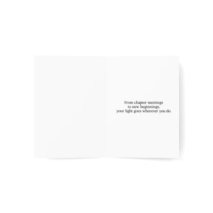 Class of 2026 – Graduation Celebration Greeting Card (Bulk Pack) | Blue & Gold