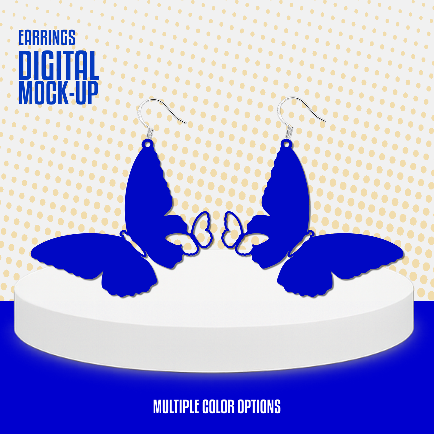 Intricate Double Butterflies Earrings