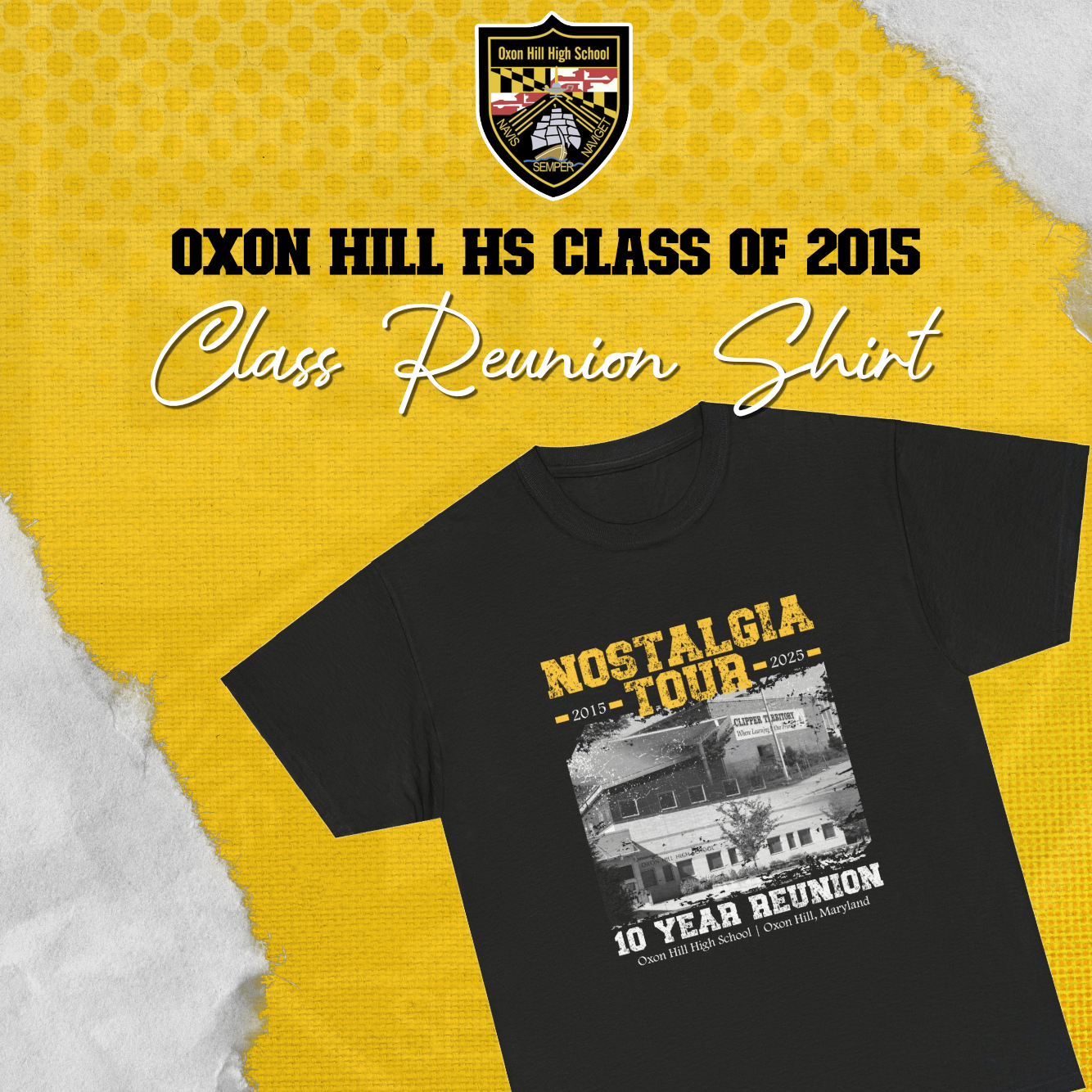 OHHS Class of 2015 Class Reunion Tee