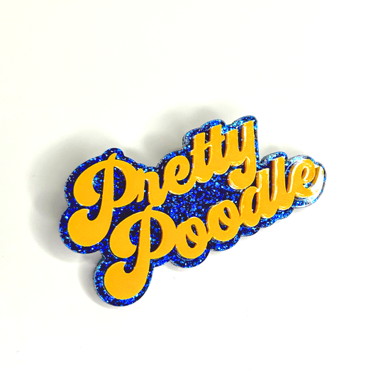 Pretty Poodle Lapel Pin