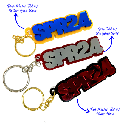 Custom Crossing Semester Keychain- Group Orders 5+