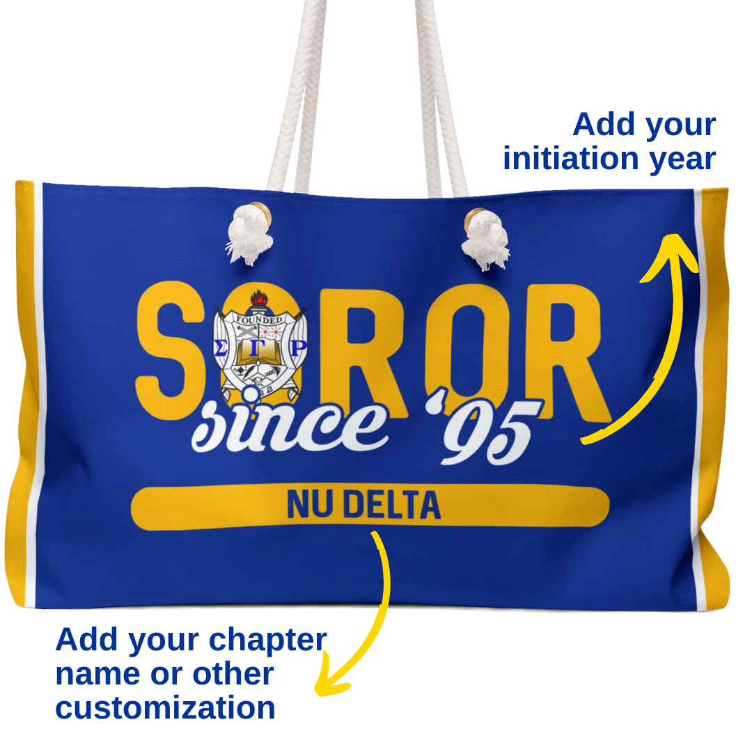 Rep your year XL Zeta Weekend Bag