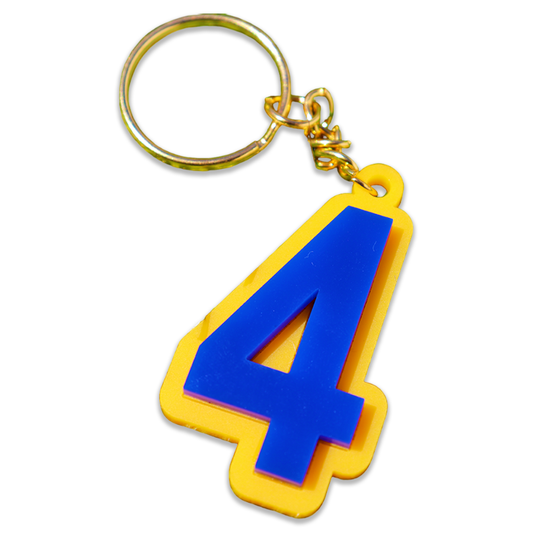 SGRho Line Number Keychain