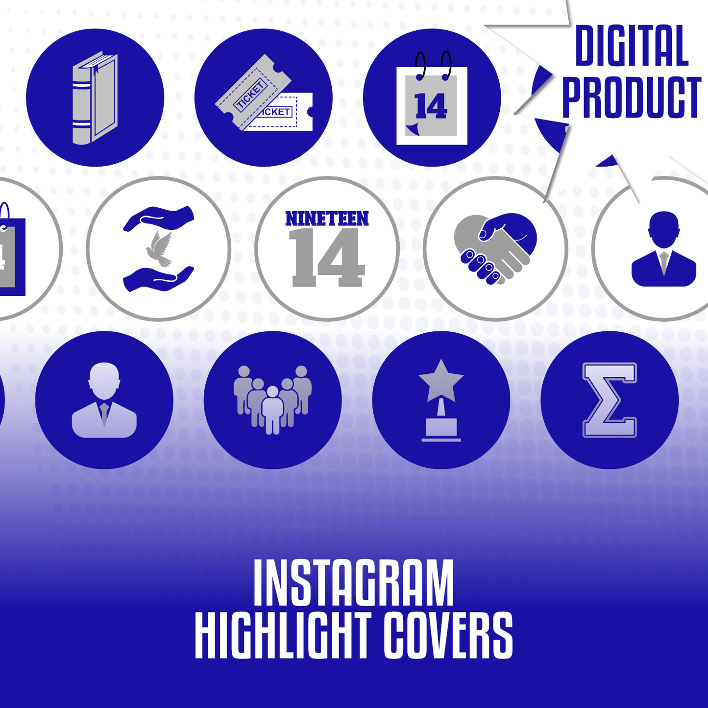Sigma Inspired Instagram Highlight Covers (Set of 10)