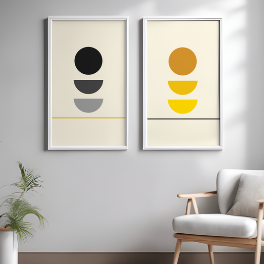 Rising Harmony Set - Alpha Inspired Modern Wall Art (Digital Download)