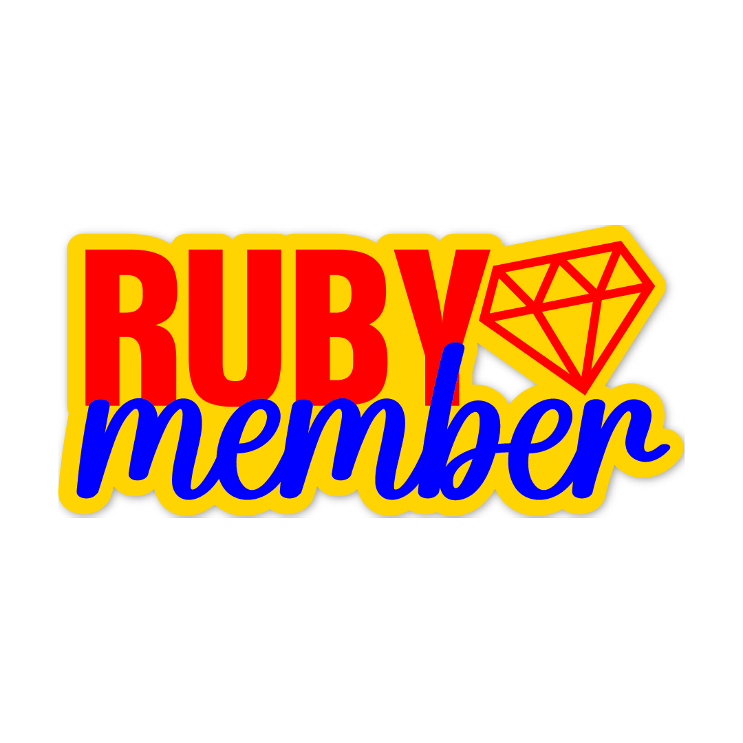 Ruby Member Lapel Pin