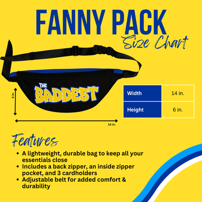 The Baddest Poodle Fanny Pack